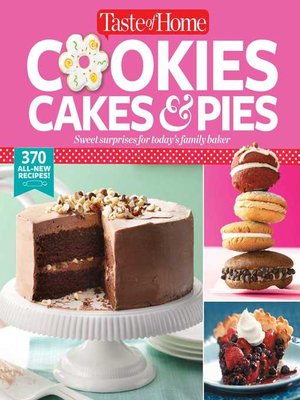 cover image of Taste of Home Cookies, Cakes & Pies